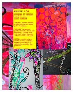 creativity UNLEASHED~ doodles & mark-making